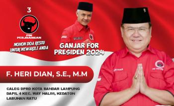 Mengenal Fransiskus Heridian, S.E, M.M Calon Legislatif DPRD Kota Bandar Lampung